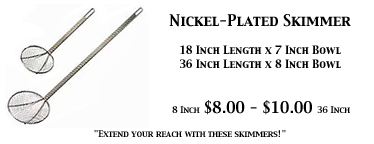 Nickle Plated Skimmer