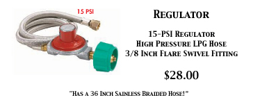 High Pressure Regulator 15 PSI