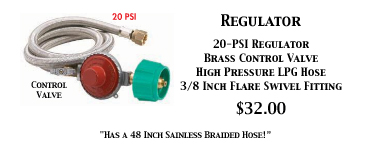 High Pressure Regulator 20 PSI