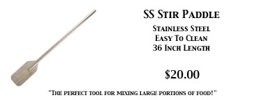 Stainless Steel Stir Paddle